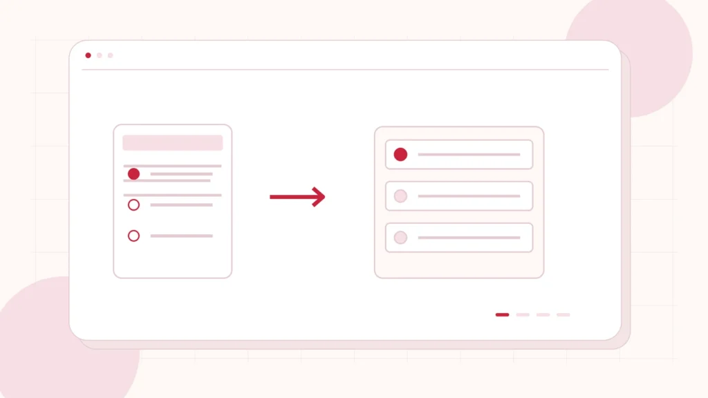 Editorial diagram of an application checklist, staff review queue and follow-up task