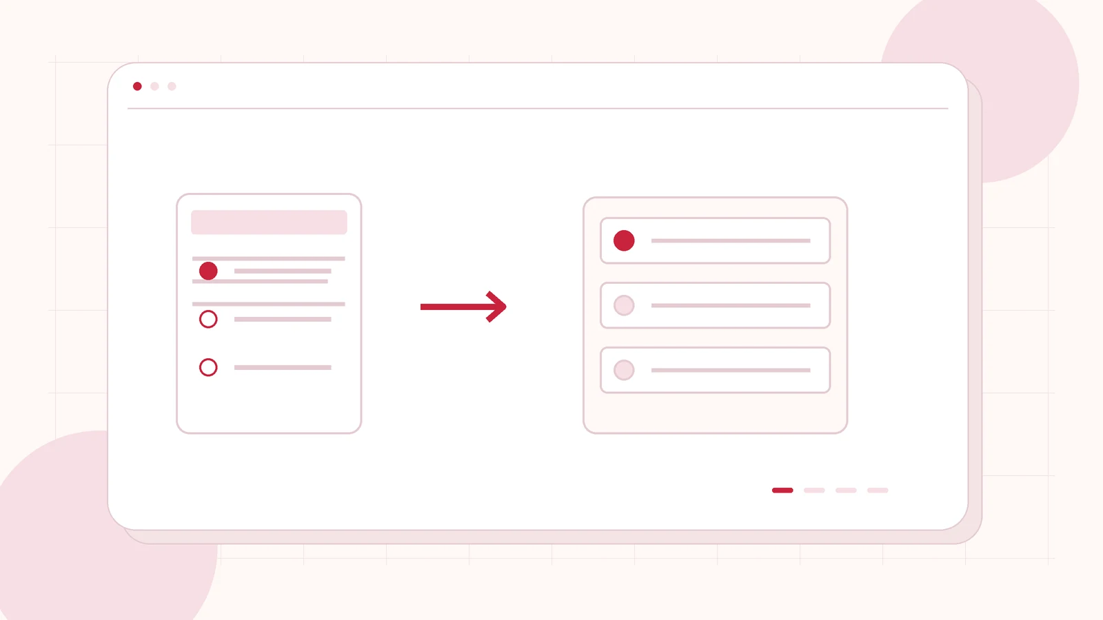 Editorial diagram of an application checklist, staff review queue and follow-up task