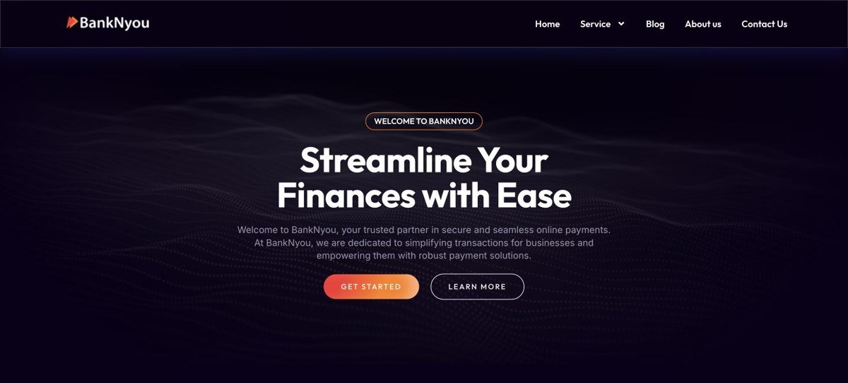 BankNyou website preview