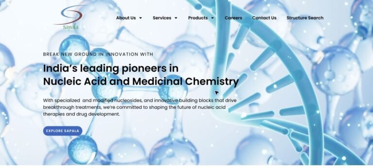 Sapala Organics website preview