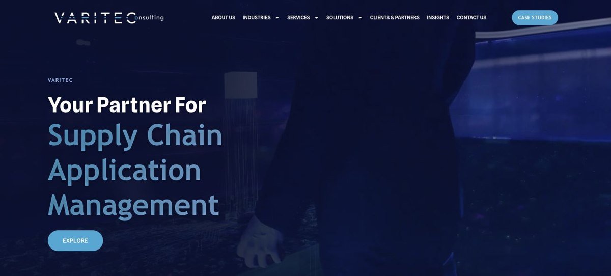 Varitec Consulting website preview