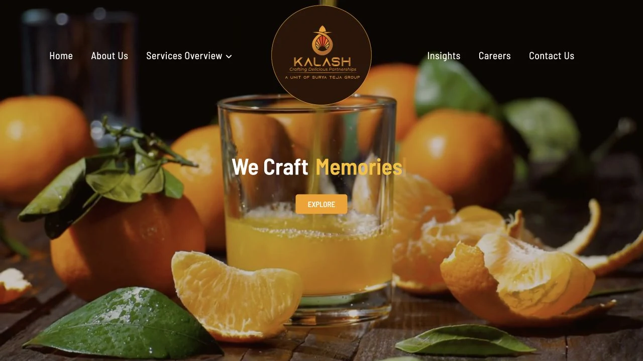 Kalash Services website screenshot
