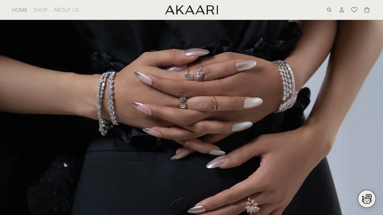 Shop Akaari website screenshot
