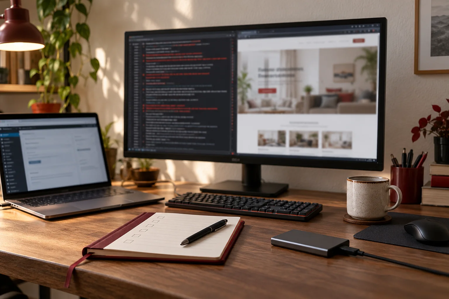 Illustrative developer workstation for website compatibility investigation